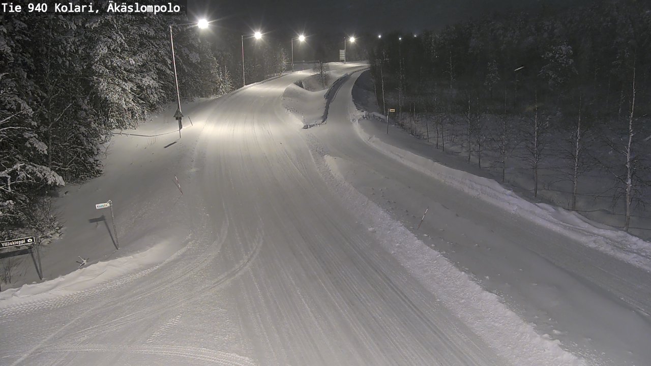 Kelikamerat Kuva Tie 940 Kolari, Äkäslompolo, Kolari, Lappi