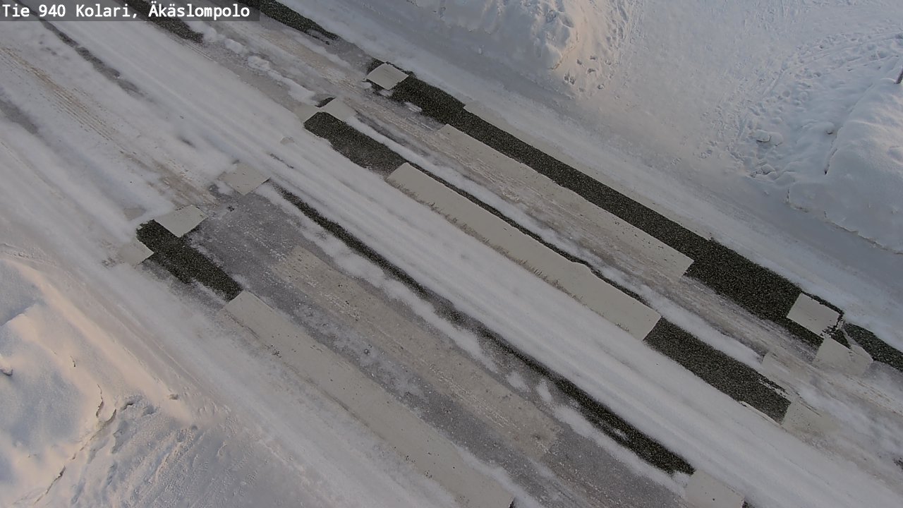 Weather Camera Image Road 940 Kolari, Äkäslompolo, Kolari, Lappi