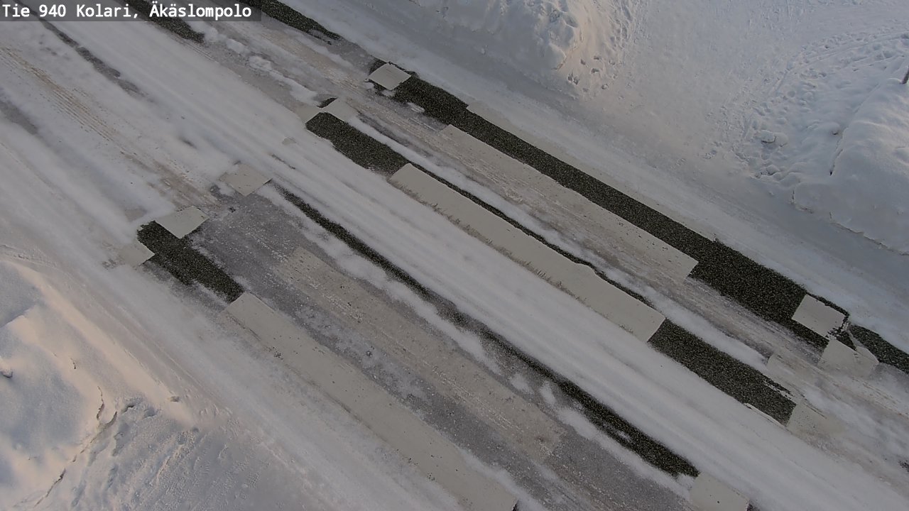 Weather Camera Image Road 940 Kolari, Äkäslompolo, Kolari, Lappi