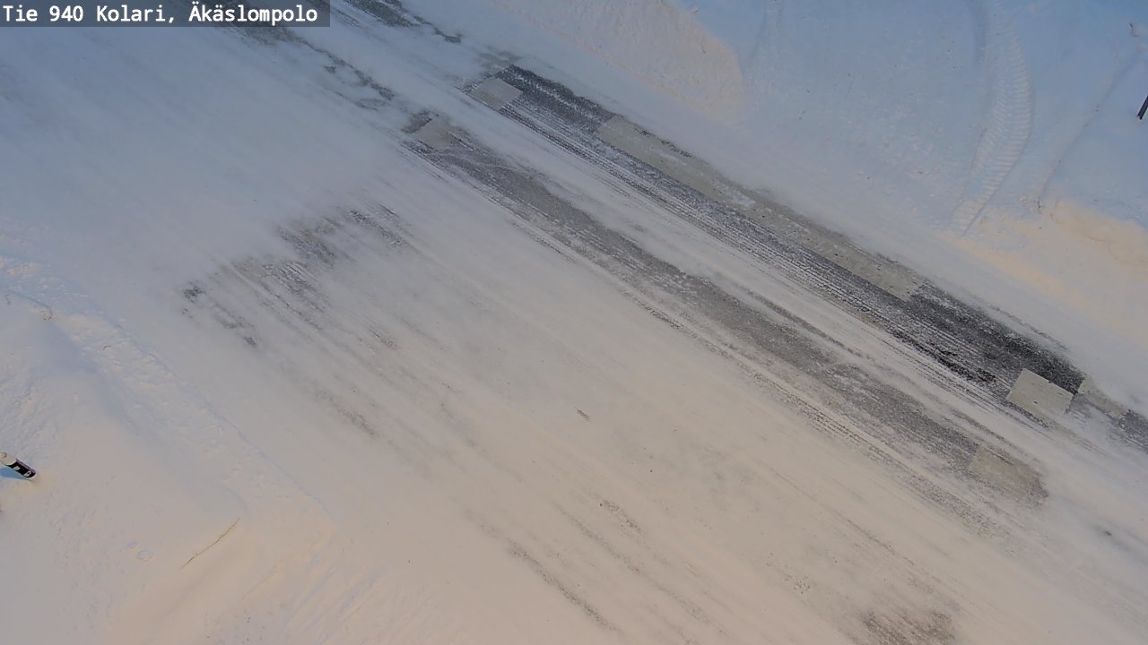 Weather Camera Image Road 940 Kolari, Äkäslompolo, Kolari, Lappi