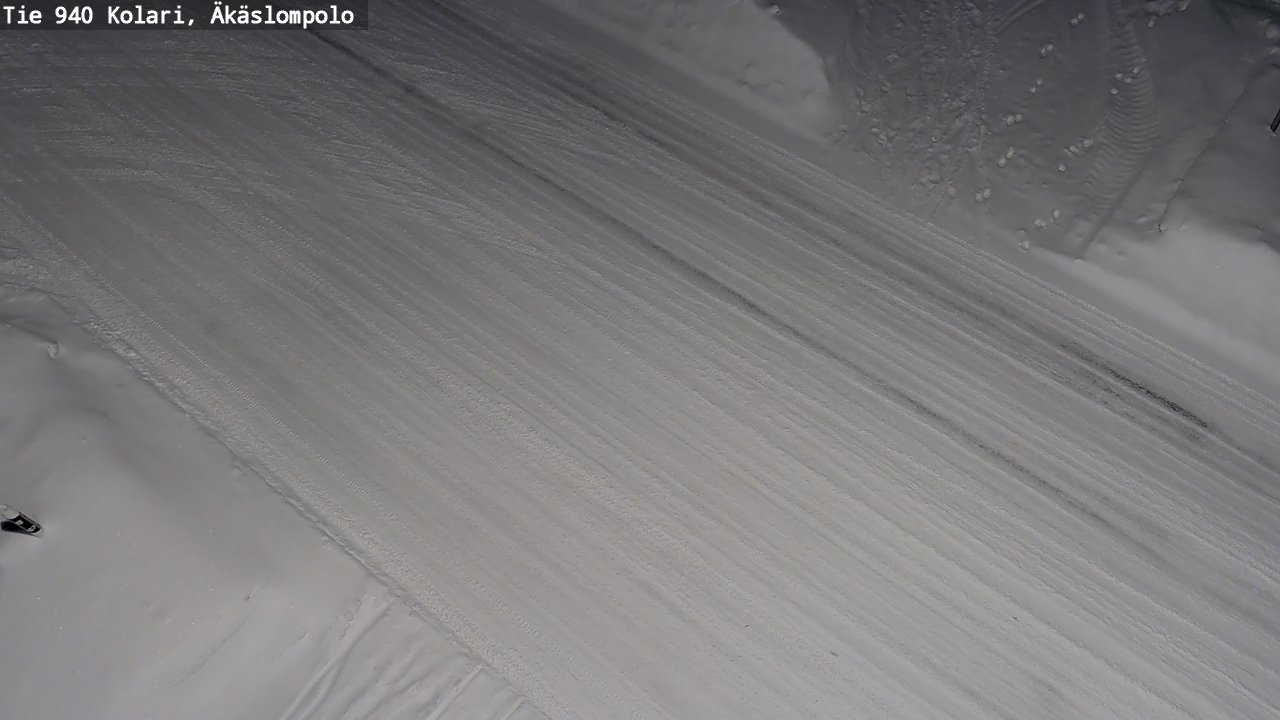 Weather Camera Image Road 940 Kolari, Äkäslompolo, Kolari, Lappi