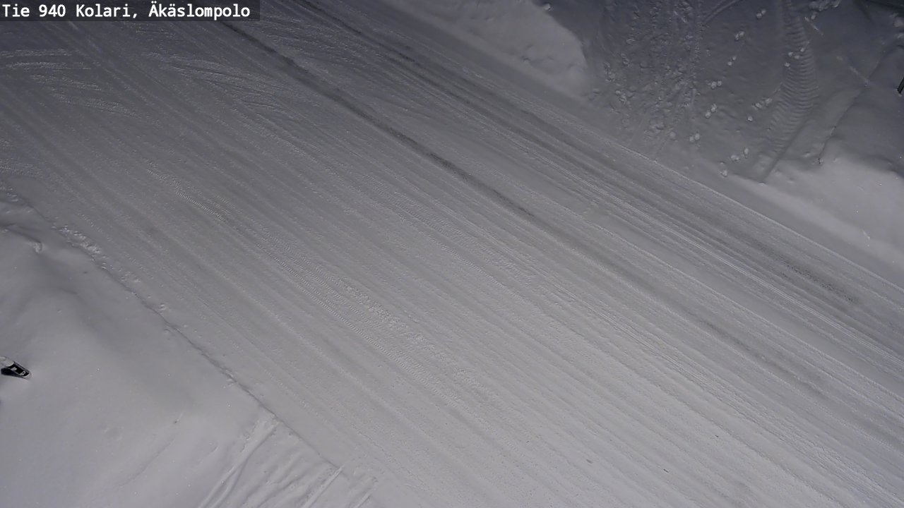 Weather Camera Image Road 940 Kolari, Äkäslompolo, Kolari, Lappi