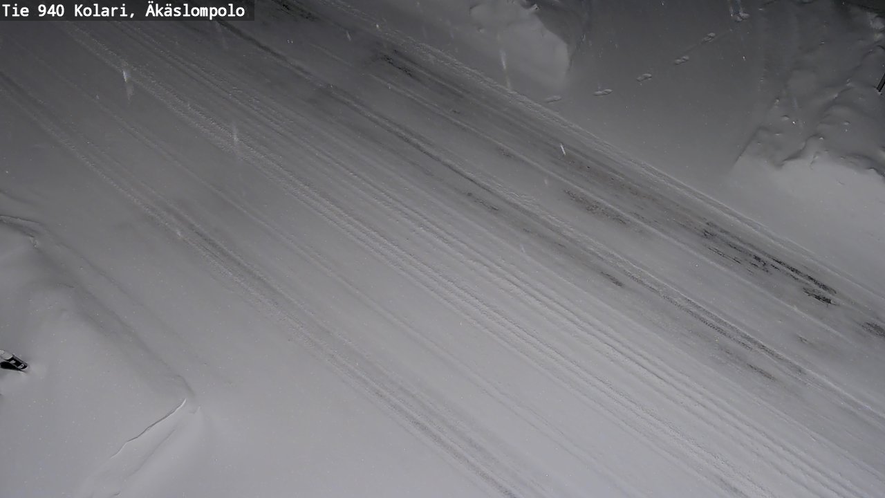 Kelikamerat Kuva Tie 940 Kolari, Äkäslompolo, Kolari, Lappi