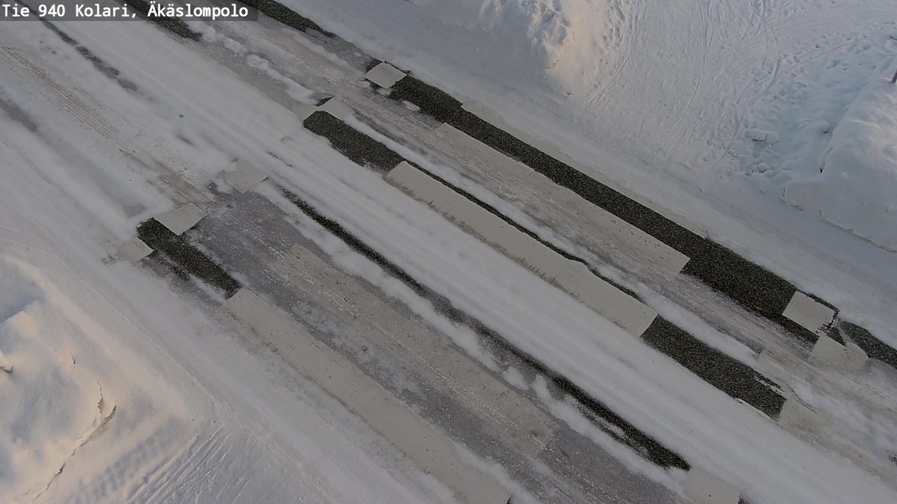 Kelikamerat Kuva Tie 940 Kolari, Äkäslompolo, Kolari, Lappi