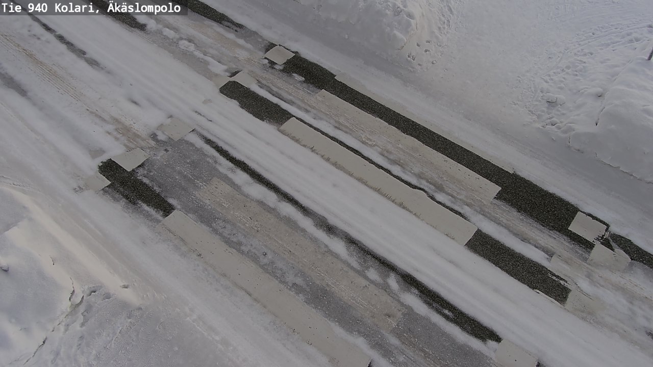 Weather Camera Image Road 940 Kolari, Äkäslompolo, Kolari, Lappi