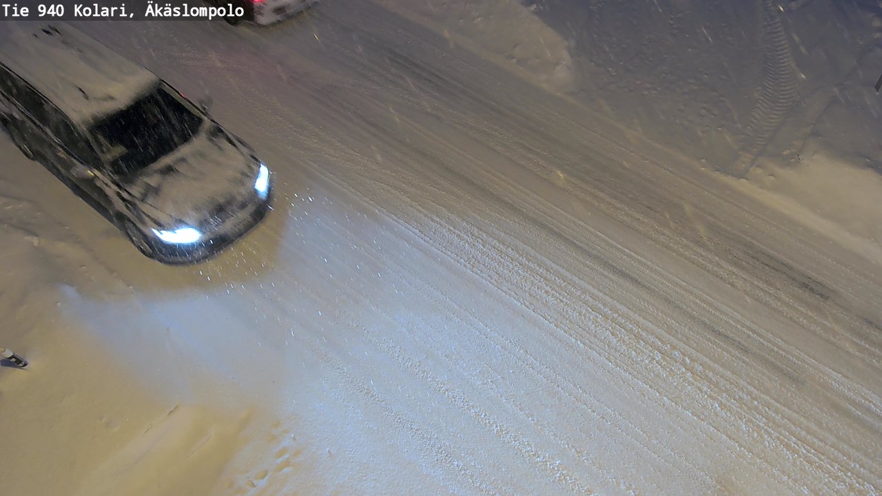 Weather Camera Image Road 940 Kolari, Äkäslompolo, Kolari, Lappi