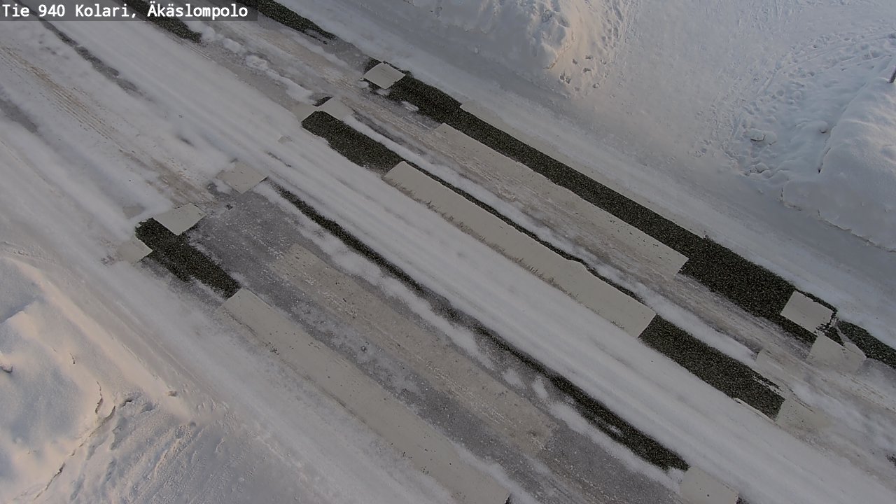Weather Camera Image Road 940 Kolari, Äkäslompolo, Kolari, Lappi