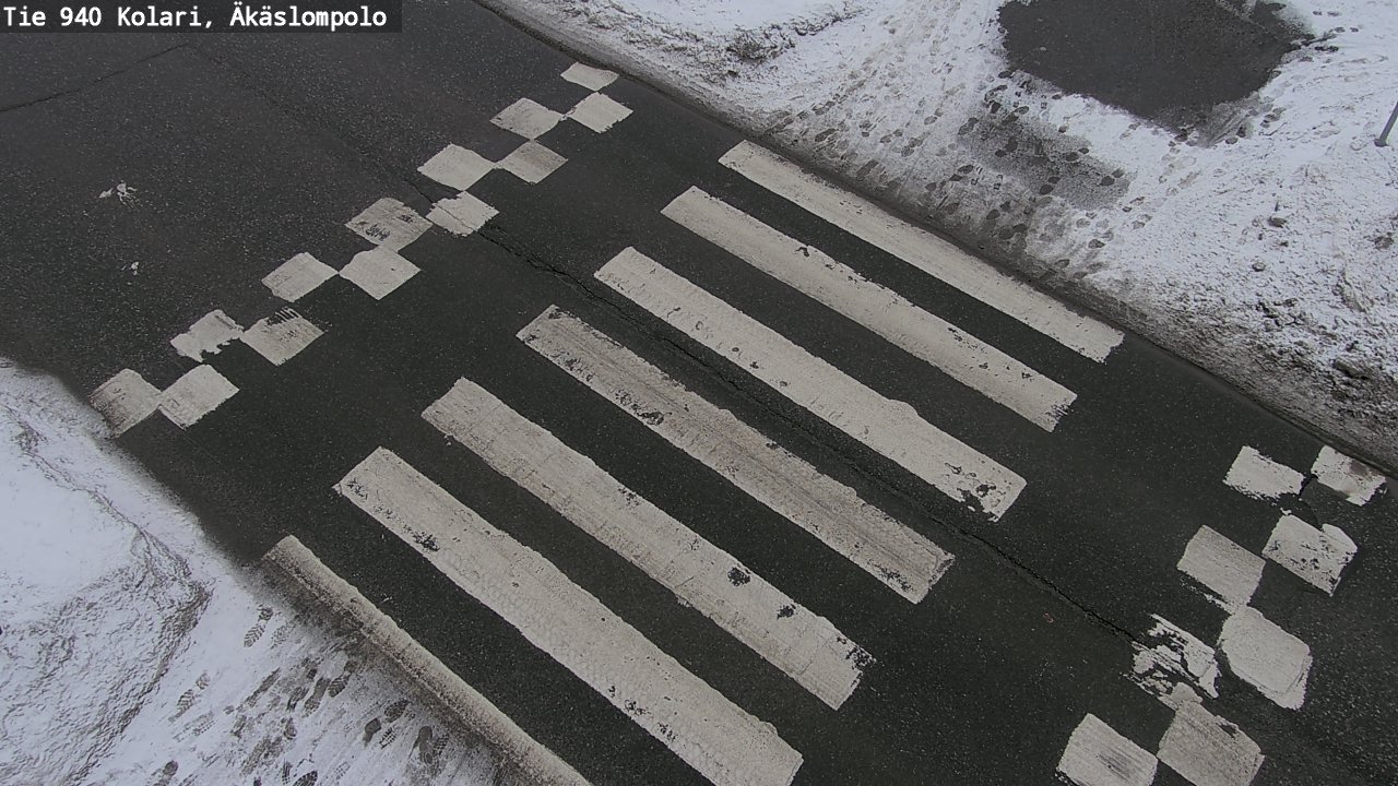 Weather Camera Image Road 940 Kolari, Äkäslompolo, Kolari, Lappi