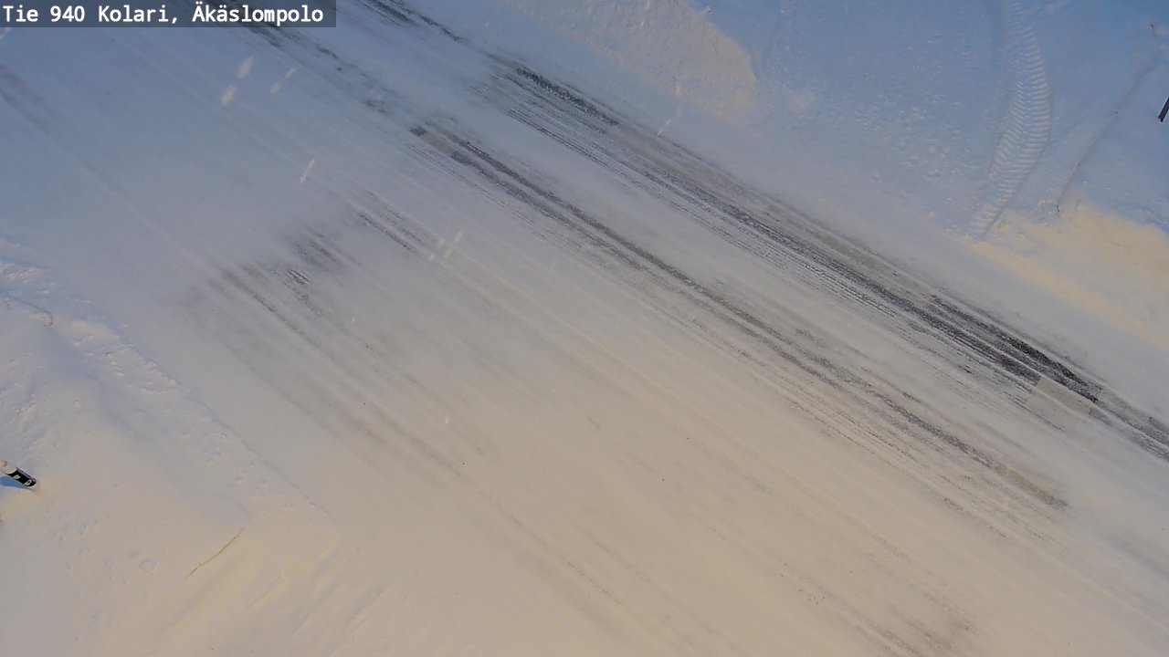 Weather Camera Image Road 940 Kolari, Äkäslompolo, Kolari, Lappi
