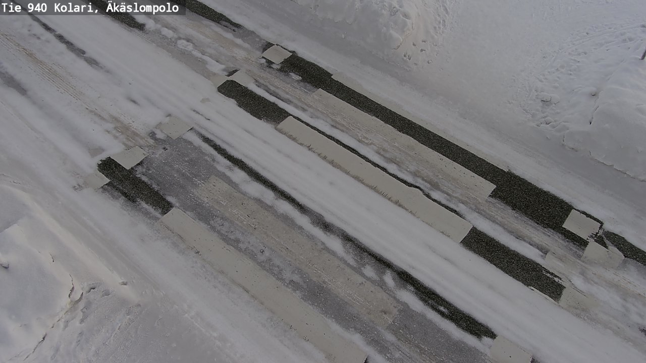 Weather Camera Image Road 940 Kolari, Äkäslompolo, Kolari, Lappi