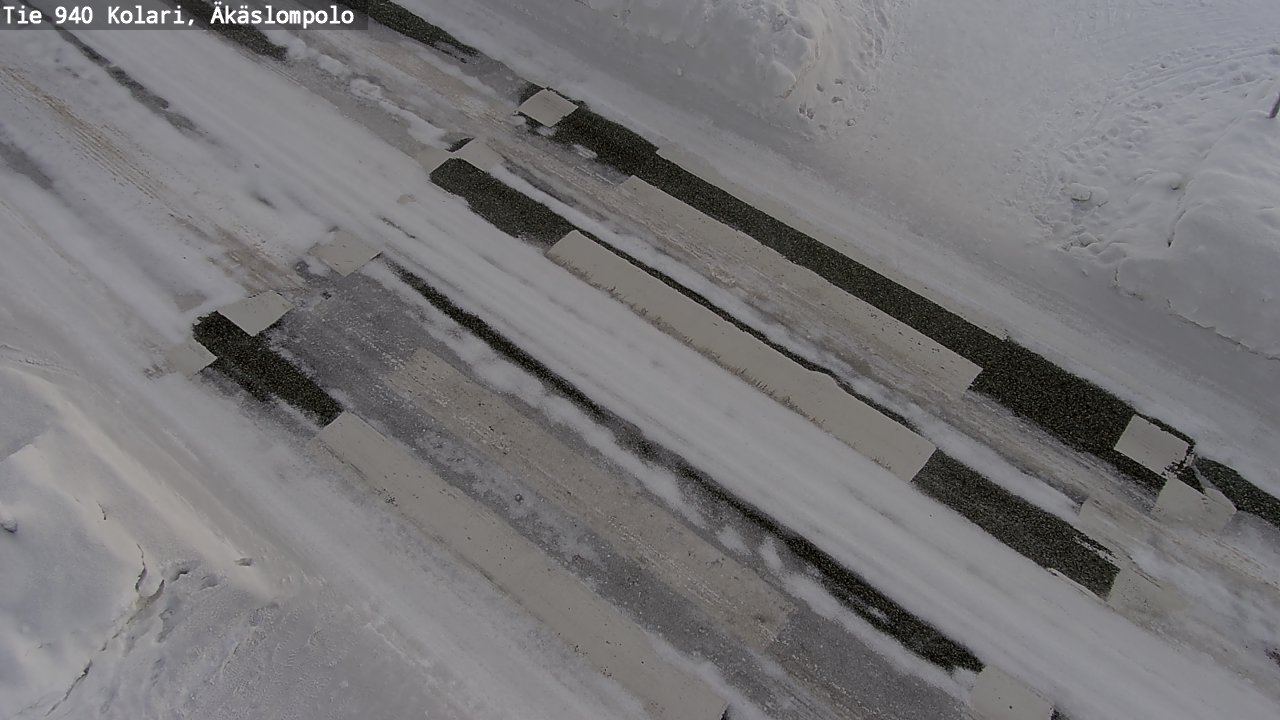Weather Camera Image Road 940 Kolari, Äkäslompolo, Kolari, Lappi