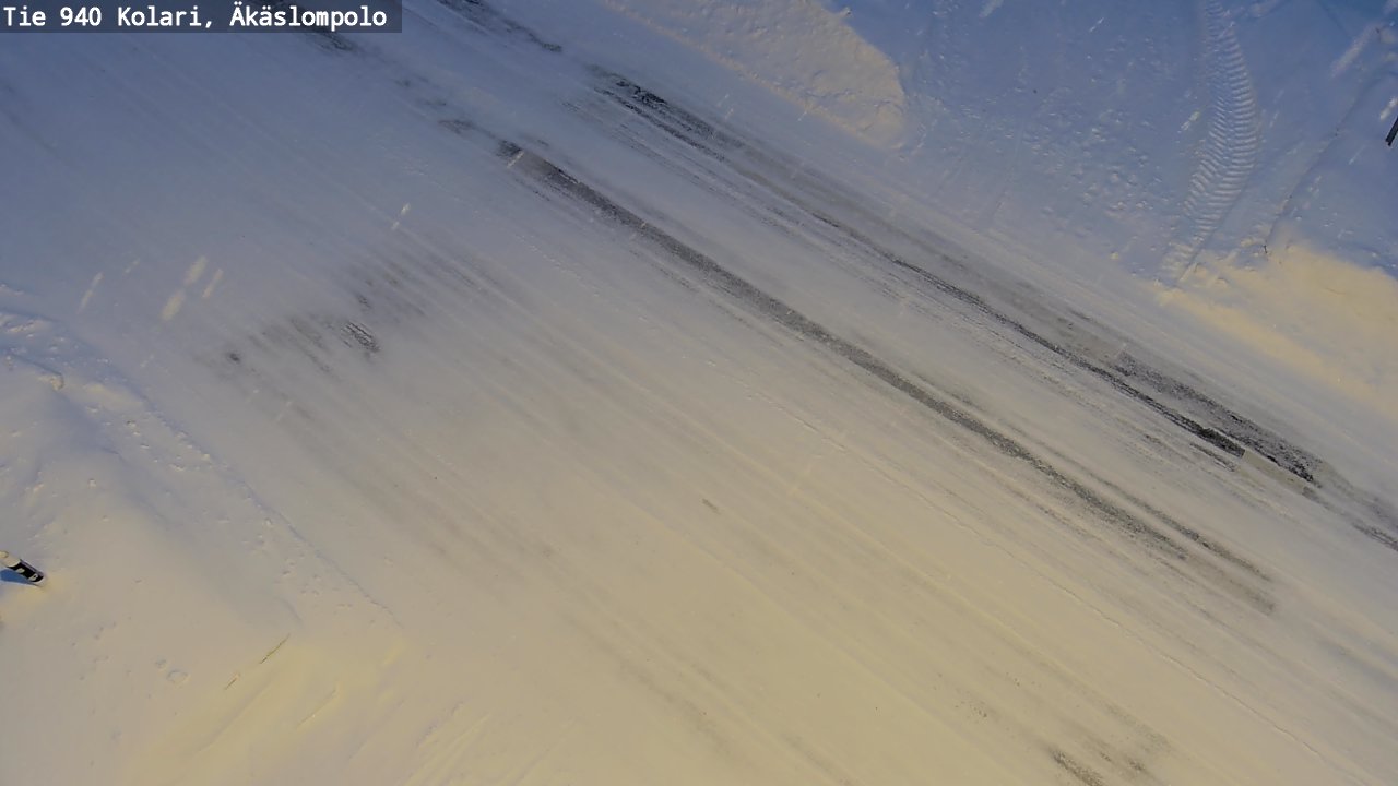 Weather Camera Image Road 940 Kolari, Äkäslompolo, Kolari, Lappi