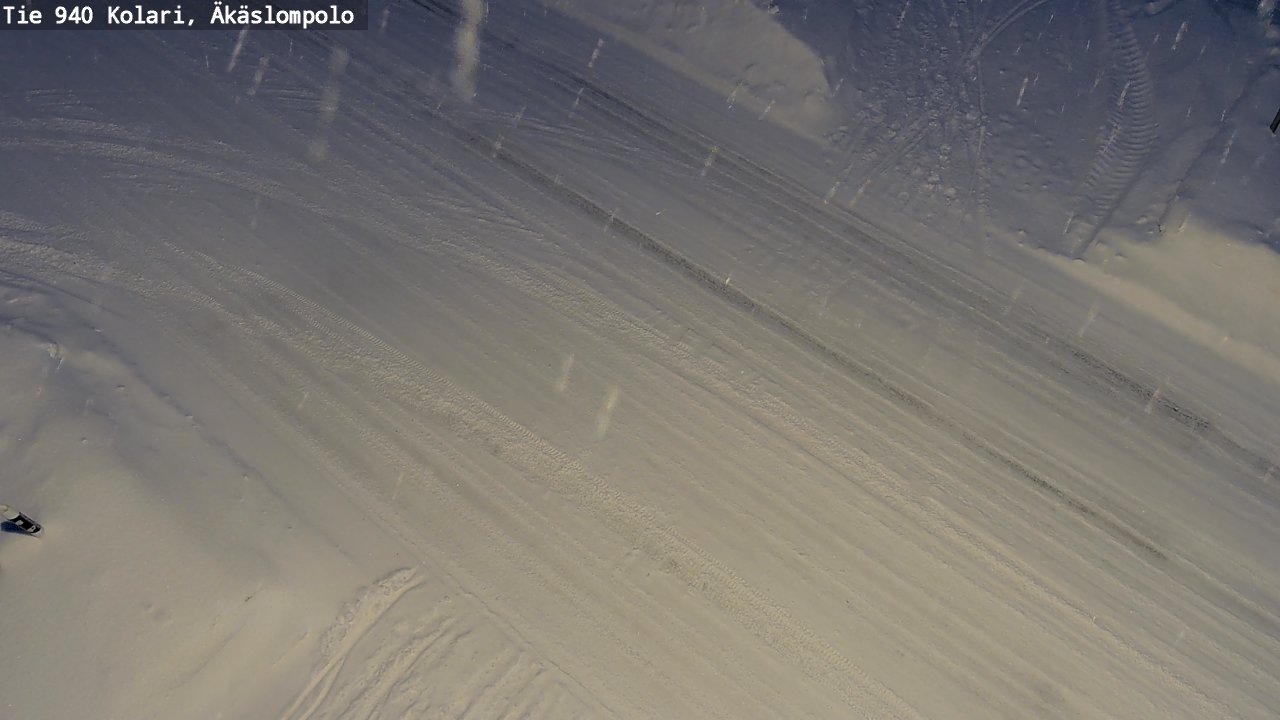 Weather Camera Image Road 940 Kolari, Äkäslompolo, Kolari, Lappi