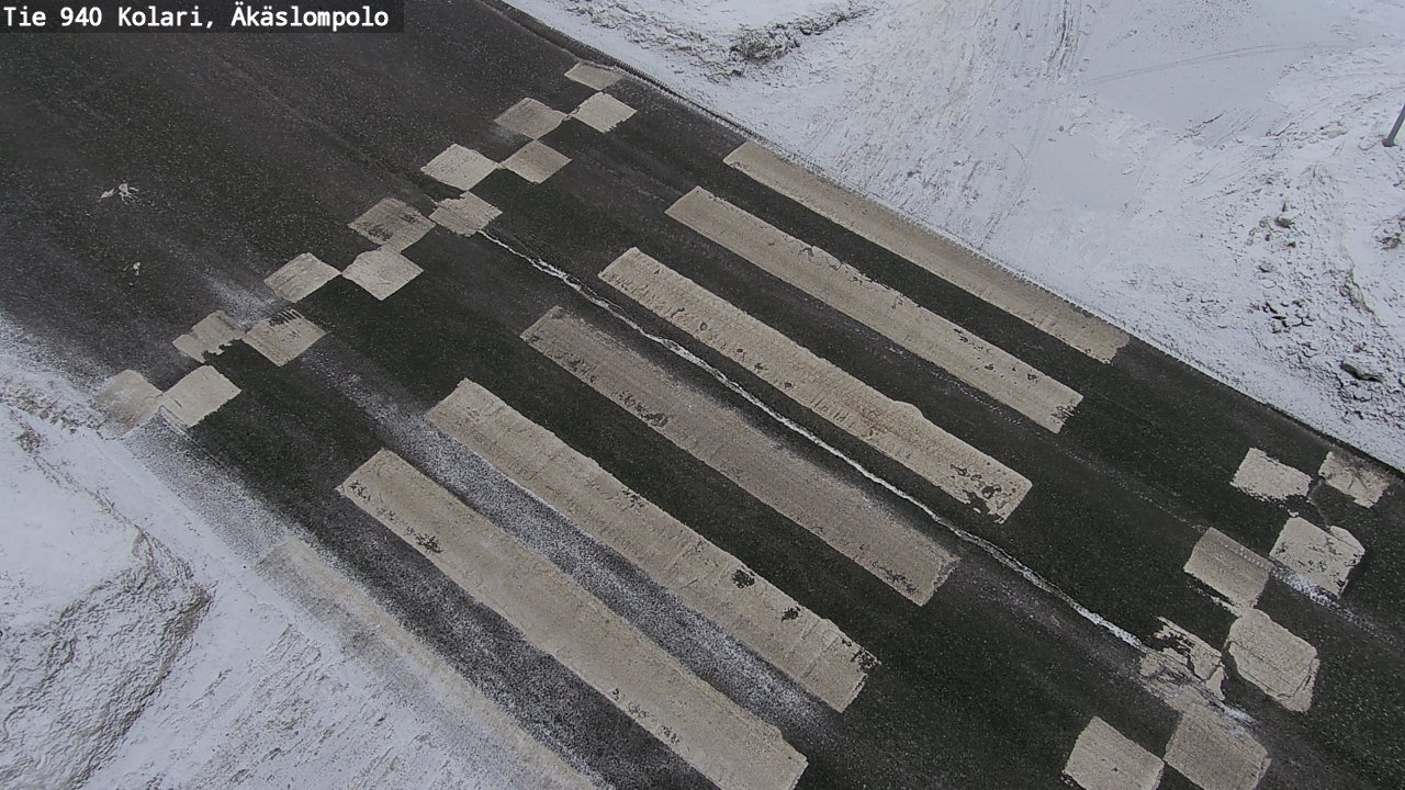Weather Camera Image Road 940 Kolari, Äkäslompolo, Kolari, Lappi