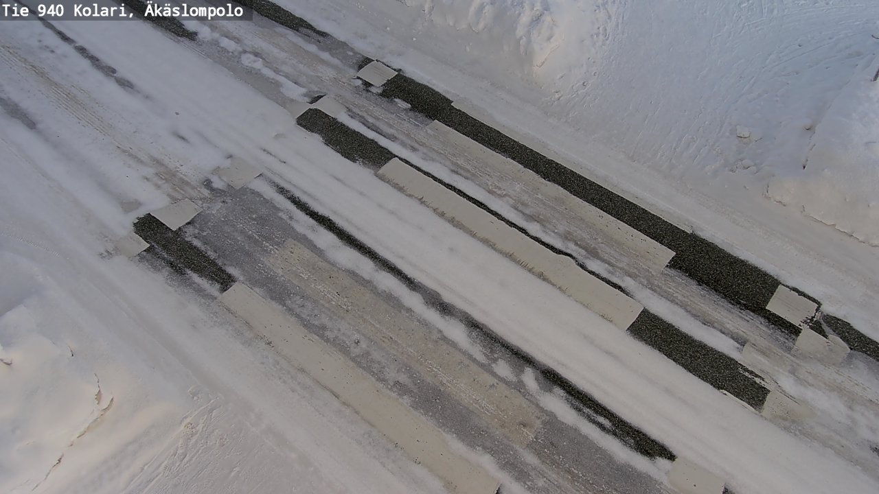 Kelikamerat Kuva Tie 940 Kolari, Äkäslompolo, Kolari, Lappi