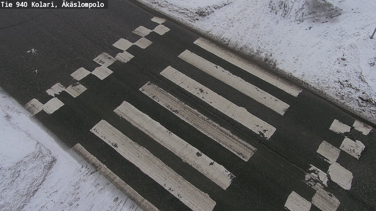 Weather Camera Image Road 940 Kolari, Äkäslompolo, Kolari, Lappi