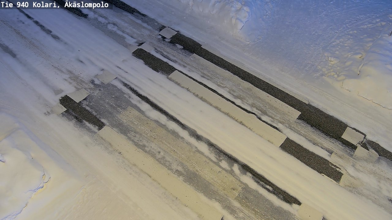 Kelikamerat Kuva Tie 940 Kolari, Äkäslompolo, Kolari, Lappi
