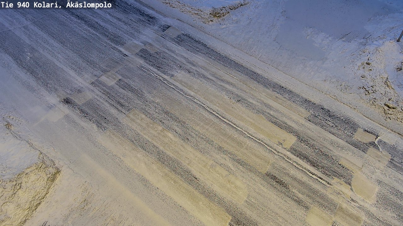 Kelikamerat Kuva Tie 940 Kolari, Äkäslompolo, Kolari, Lappi