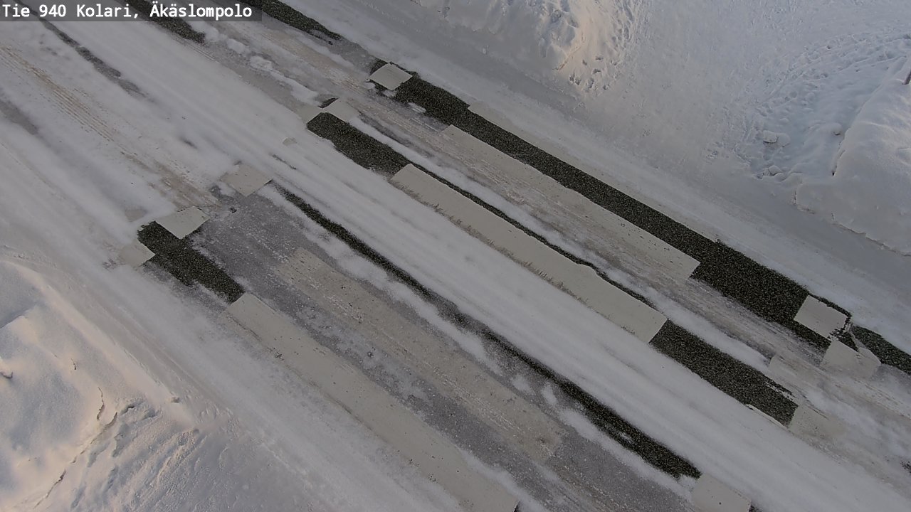 Weather Camera Image Road 940 Kolari, Äkäslompolo, Kolari, Lappi