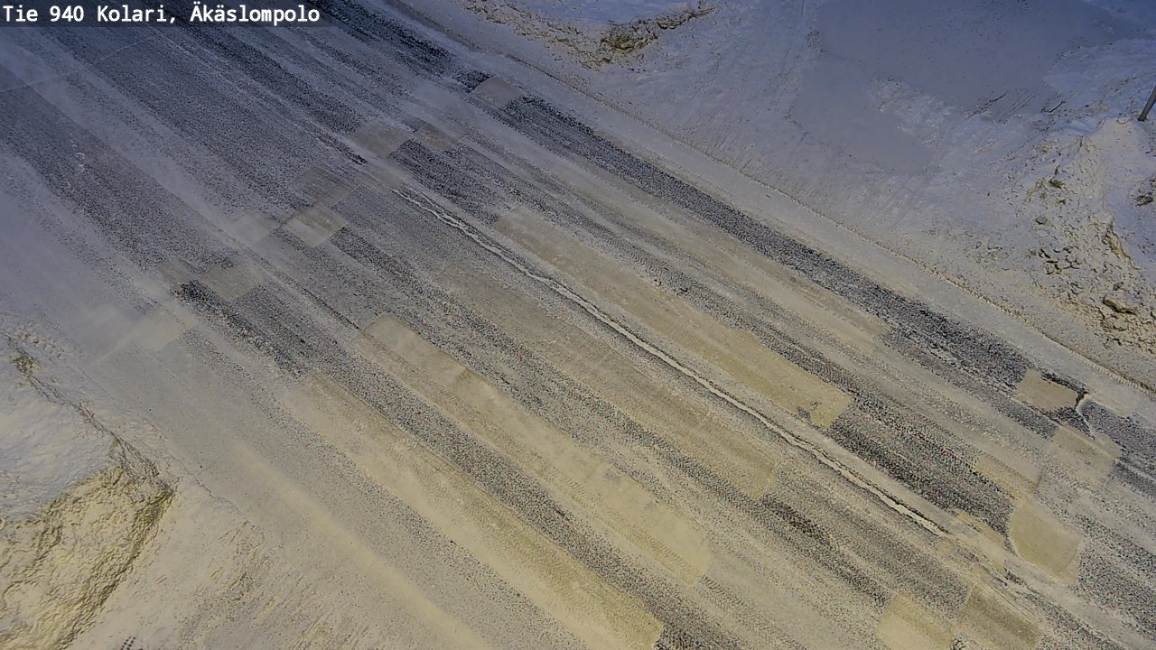 Kelikamerat Kuva Tie 940 Kolari, Äkäslompolo, Kolari, Lappi