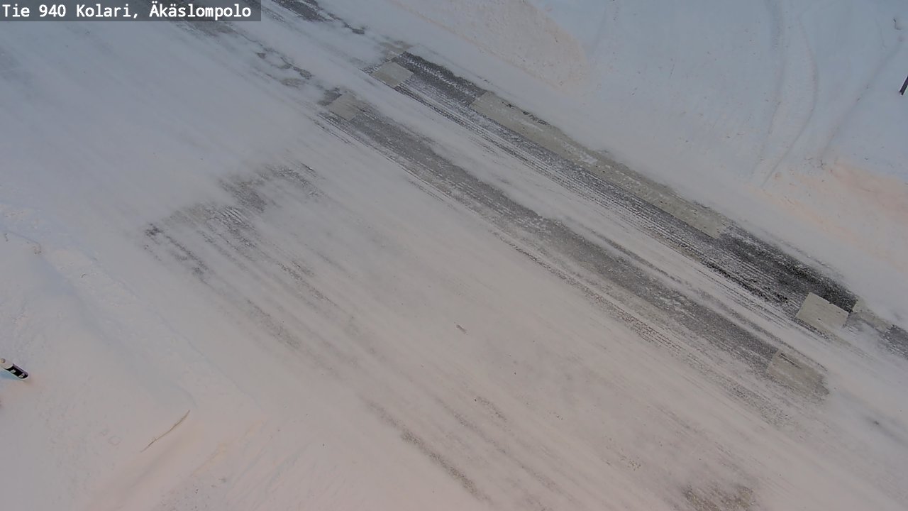 Weather Camera Image Road 940 Kolari, Äkäslompolo, Kolari, Lappi