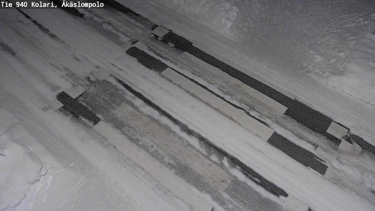 Kelikamerat Kuva Tie 940 Kolari, Äkäslompolo, Kolari, Lappi