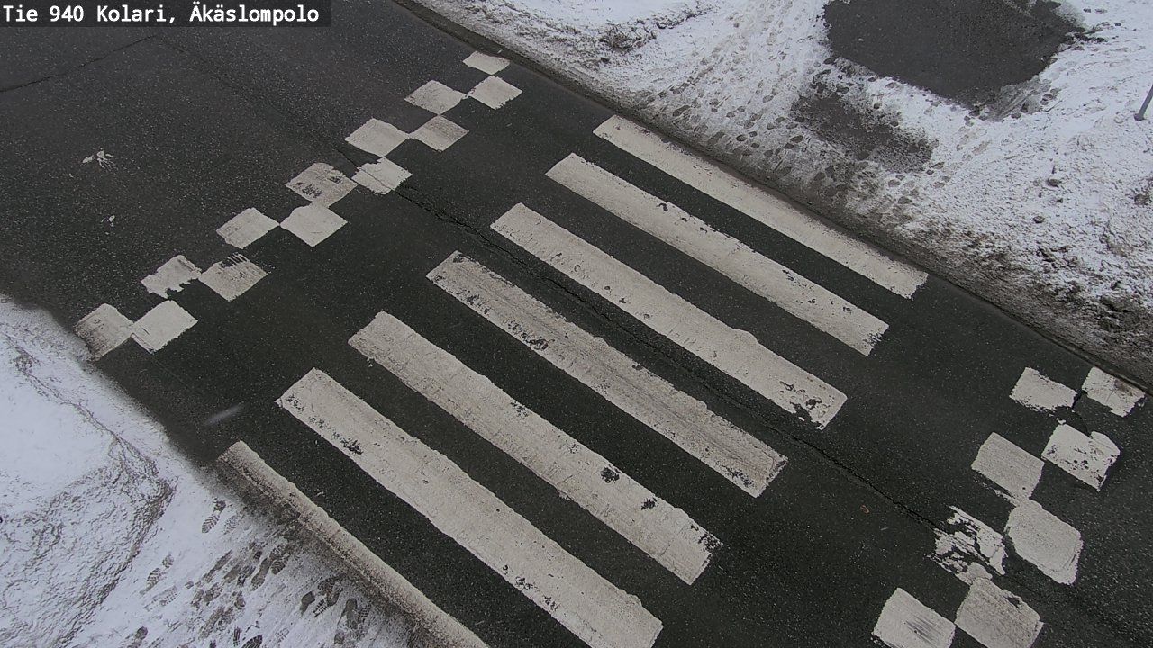 Weather Camera Image Road 940 Kolari, Äkäslompolo, Kolari, Lappi