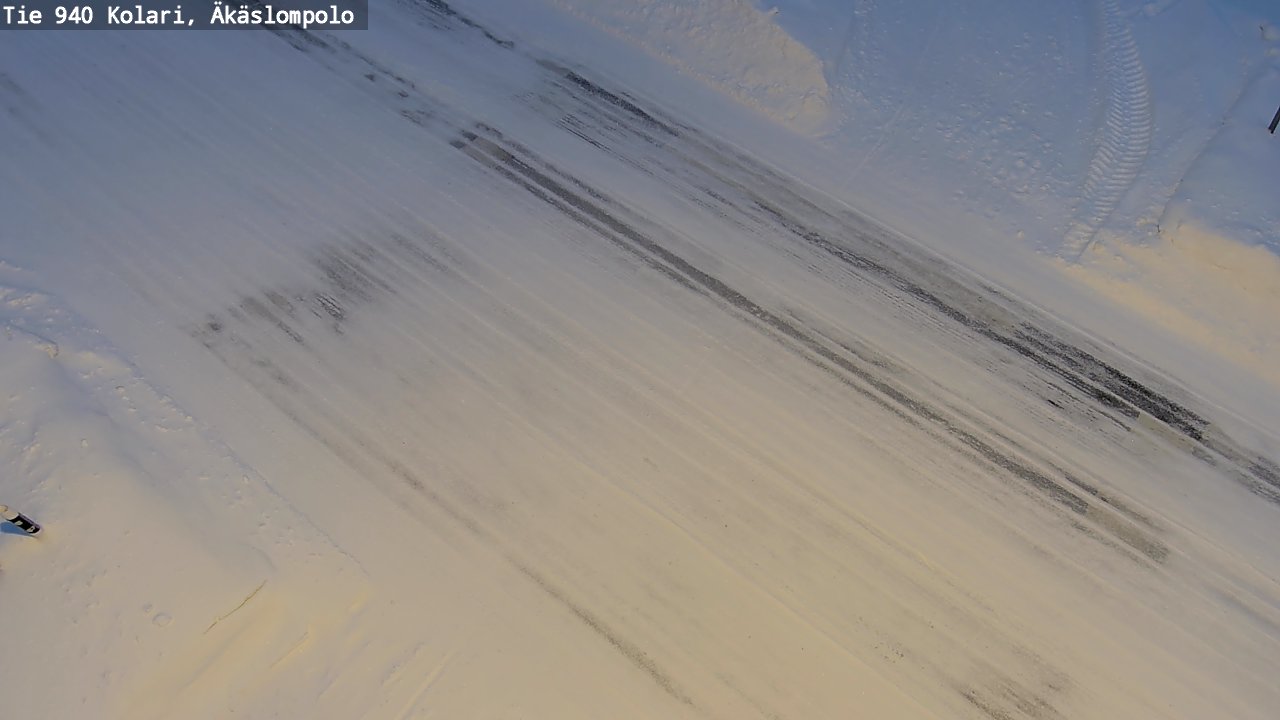 Weather Camera Image Road 940 Kolari, Äkäslompolo, Kolari, Lappi