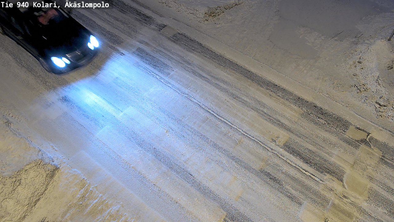 Kelikamerat Kuva Tie 940 Kolari, Äkäslompolo, Kolari, Lappi