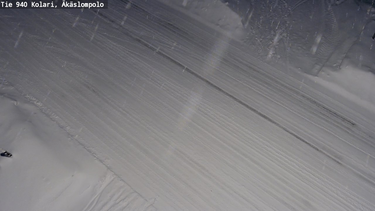 Weather Camera Image Road 940 Kolari, Äkäslompolo, Kolari, Lappi