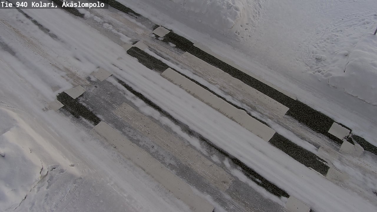 Weather Camera Image Road 940 Kolari, Äkäslompolo, Kolari, Lappi