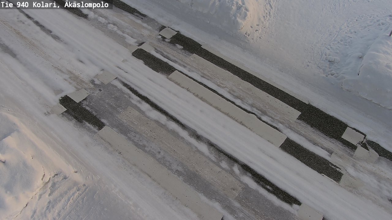 Weather Camera Image Road 940 Kolari, Äkäslompolo, Kolari, Lappi
