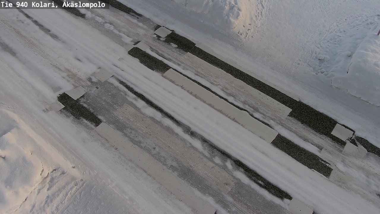 Weather Camera Image Road 940 Kolari, Äkäslompolo, Kolari, Lappi