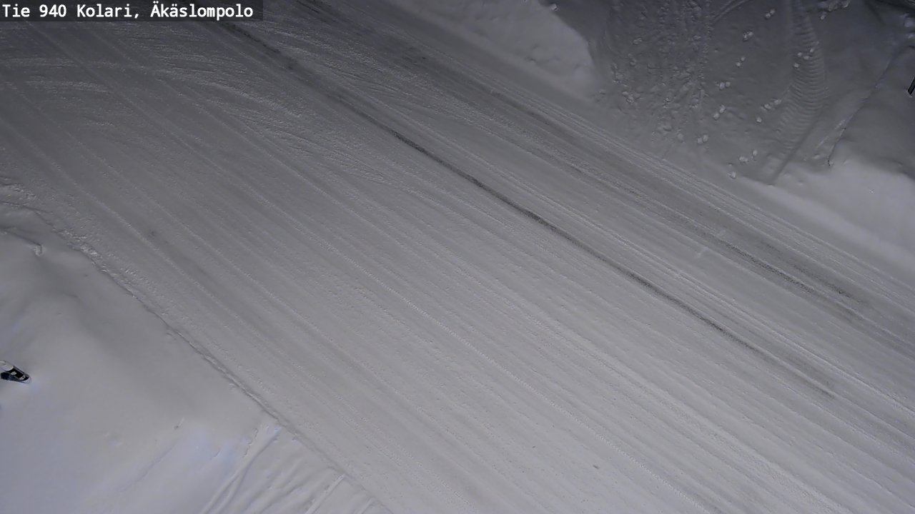 Weather Camera Image Road 940 Kolari, Äkäslompolo, Kolari, Lappi