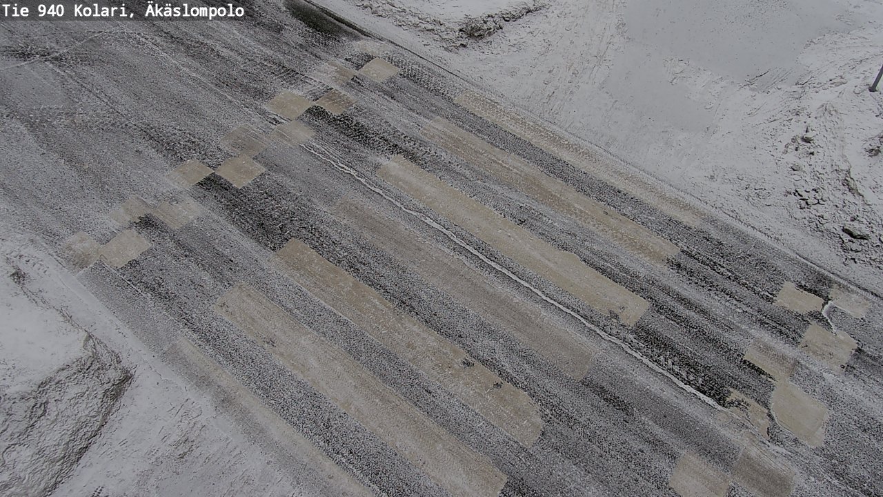 Kelikamerat Kuva Tie 940 Kolari, Äkäslompolo, Kolari, Lappi