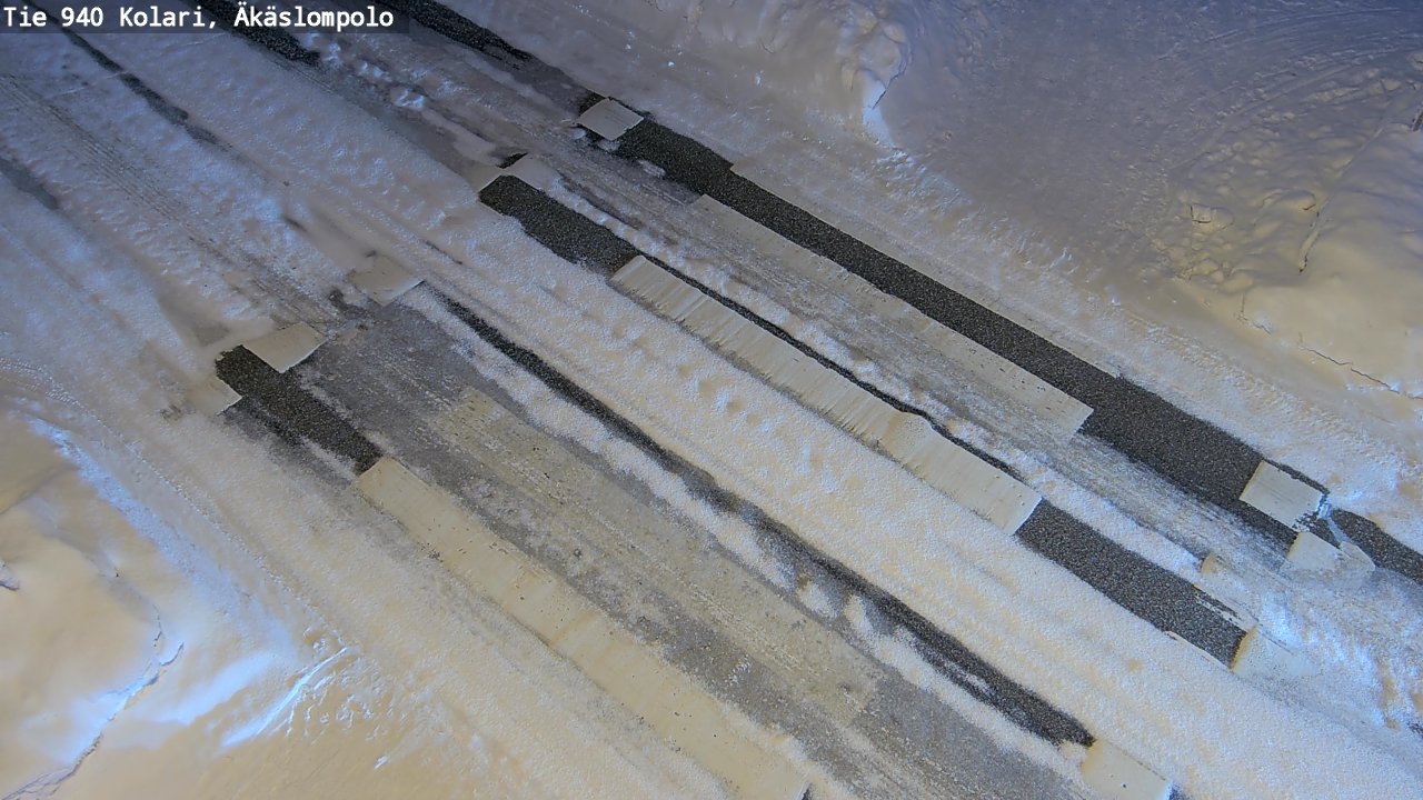 Kelikamerat Kuva Tie 940 Kolari, Äkäslompolo, Kolari, Lappi