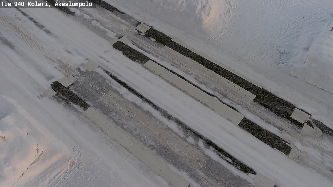 Kelikamerat Kuva Tie 940 Kolari, Äkäslompolo, Kolari, Lappi