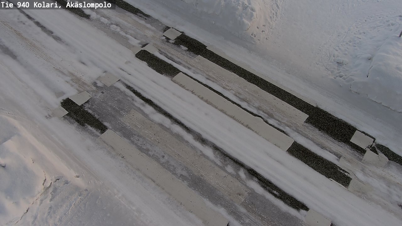 Weather Camera Image Road 940 Kolari, Äkäslompolo, Kolari, Lappi