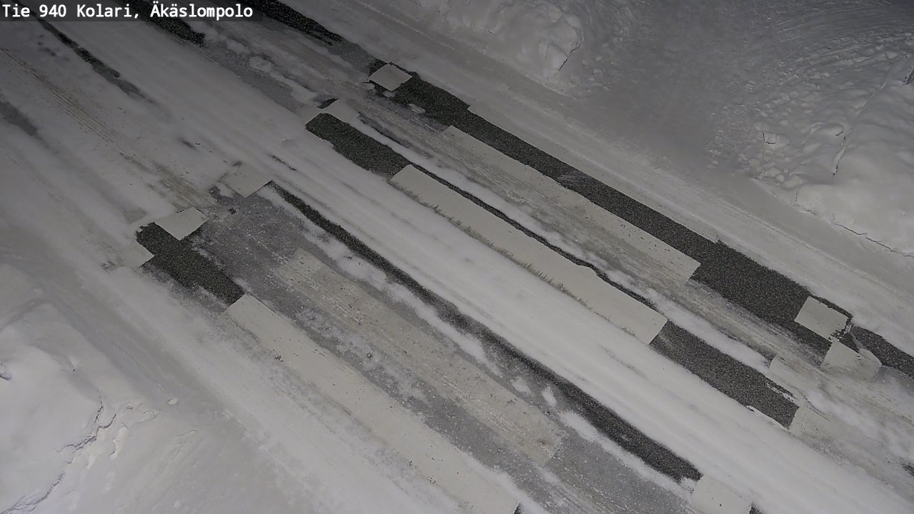 Weather Camera Image Road 940 Kolari, Äkäslompolo, Kolari, Lappi