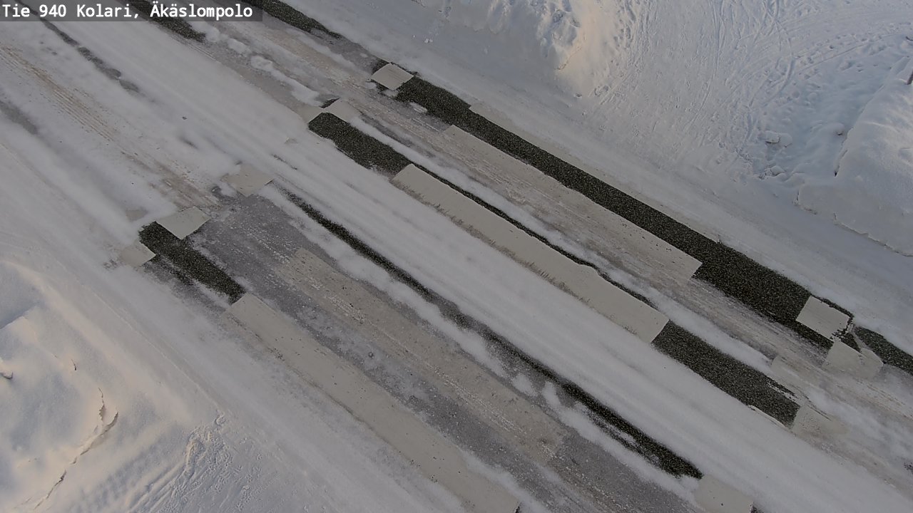 Kelikamerat Kuva Tie 940 Kolari, Äkäslompolo, Kolari, Lappi