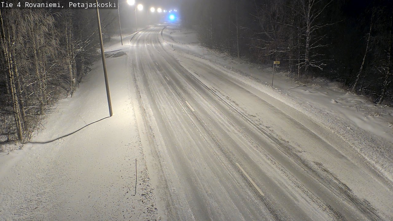 Weather Camera Image Road 4 Rovaniemi, Petäjäskoski, Rovaniemi, Lappi