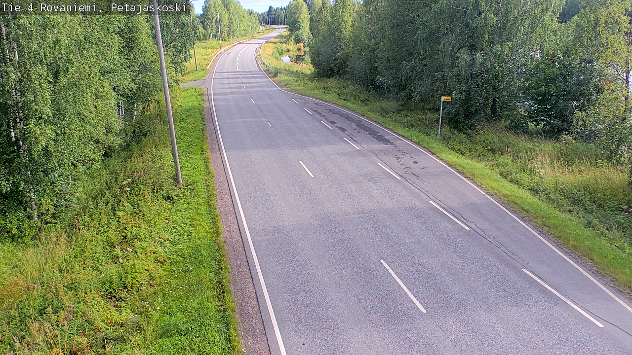 Weather Camera Image Road 4 Rovaniemi, Petäjäskoski, Rovaniemi, Lappi