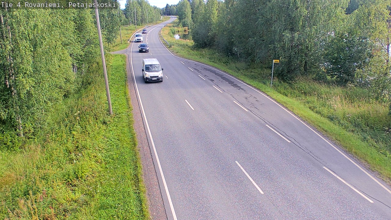 Weather Camera Image Road 4 Rovaniemi, Petäjäskoski, Rovaniemi, Lappi