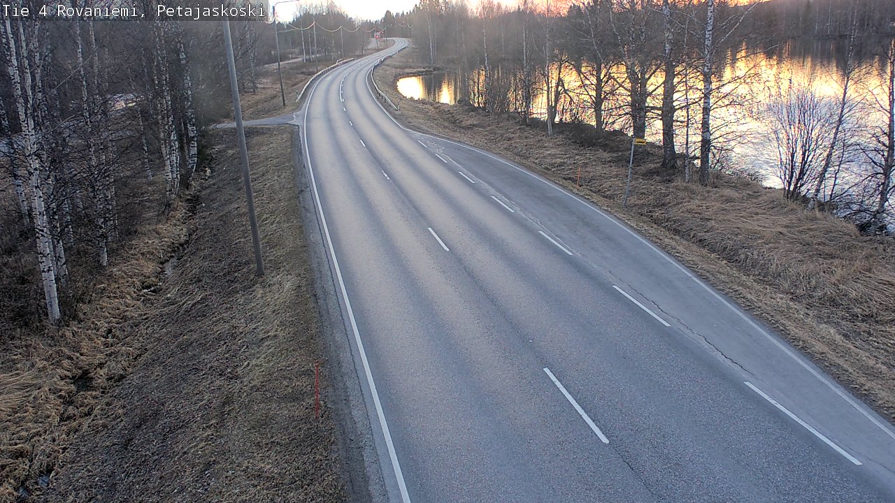 Weather Camera Image Road 4 Rovaniemi, Petäjäskoski, Rovaniemi, Lappi
