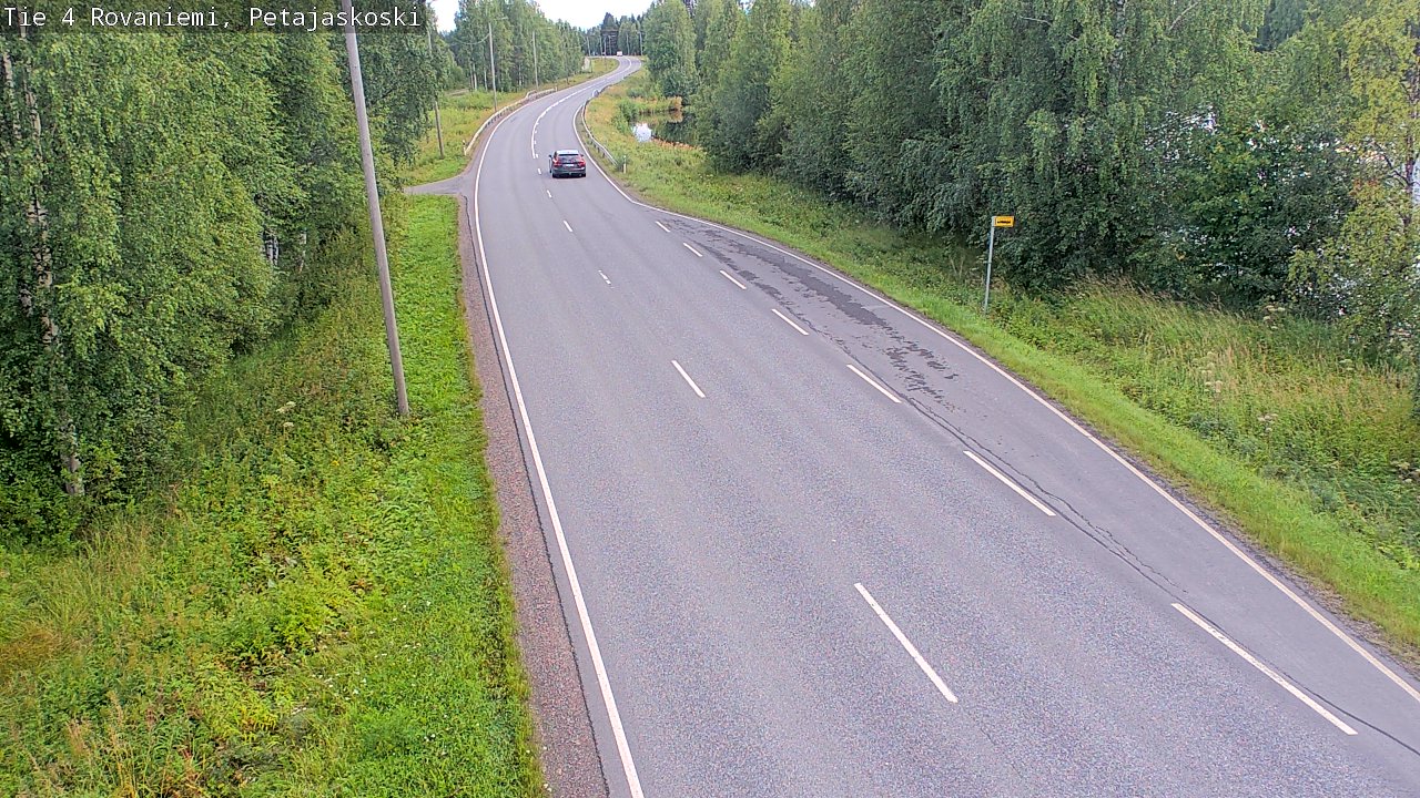 Weather Camera Image Road 4 Rovaniemi, Petäjäskoski, Rovaniemi, Lappi