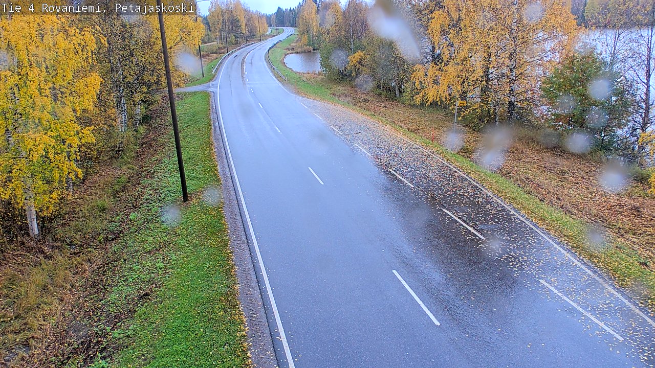 Weather Camera Image Väg 4 Rovaniemi, Petäjäskoski, Rovaniemi, Lappi