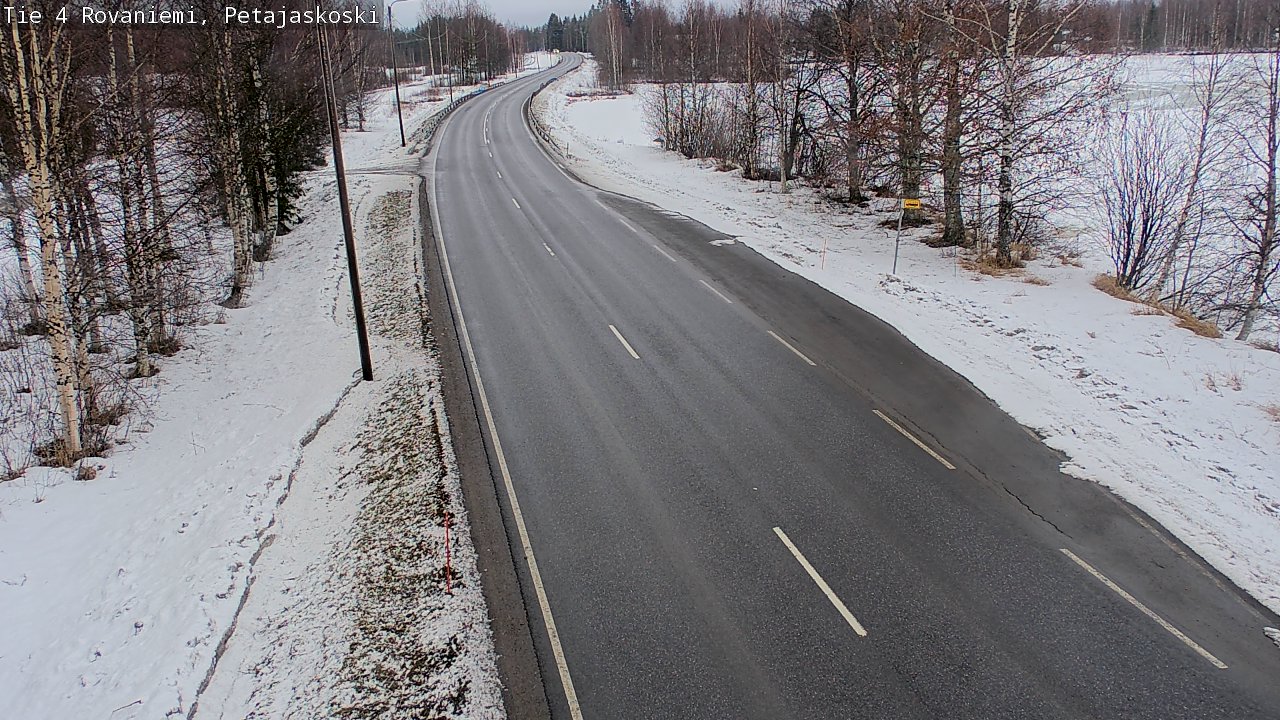 Kelikamerat Kuva Tie 4 Rovaniemi, Petäjäskoski, Rovaniemi, Lappi