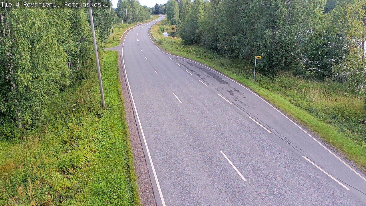 Weather Camera Image Road 4 Rovaniemi, Petäjäskoski, Rovaniemi, Lappi