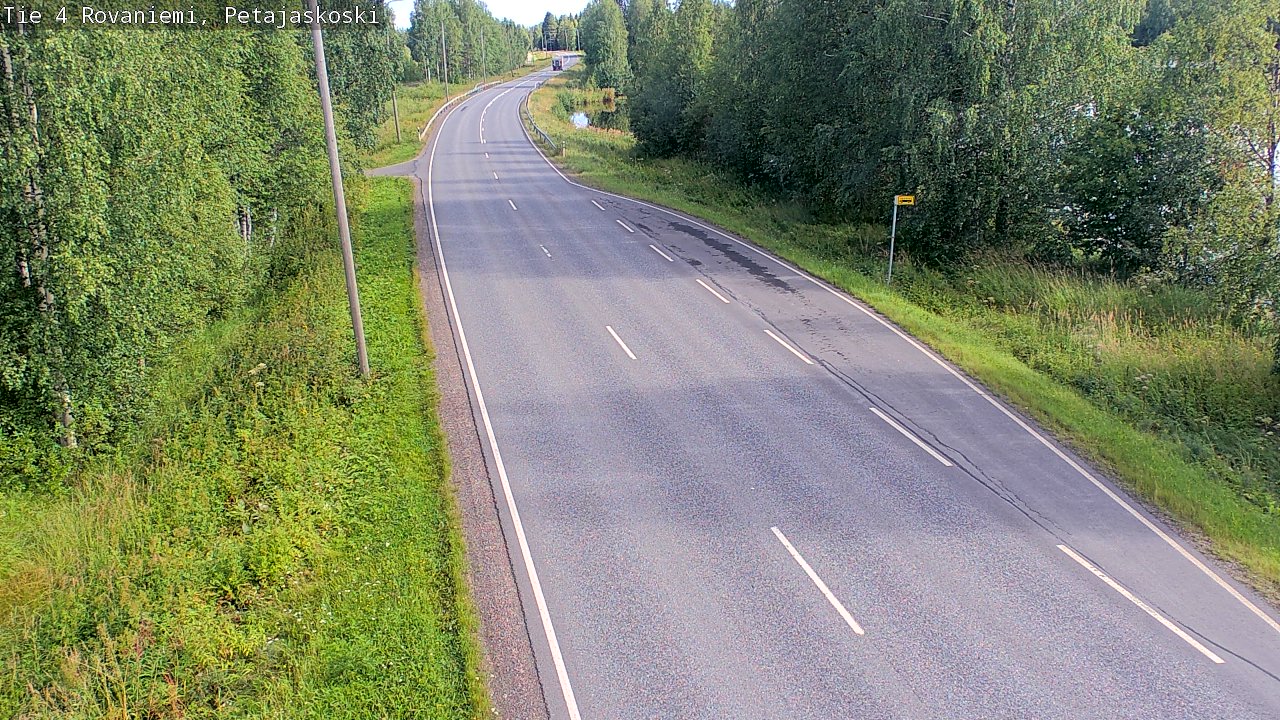 Weather Camera Image Road 4 Rovaniemi, Petäjäskoski, Rovaniemi, Lappi