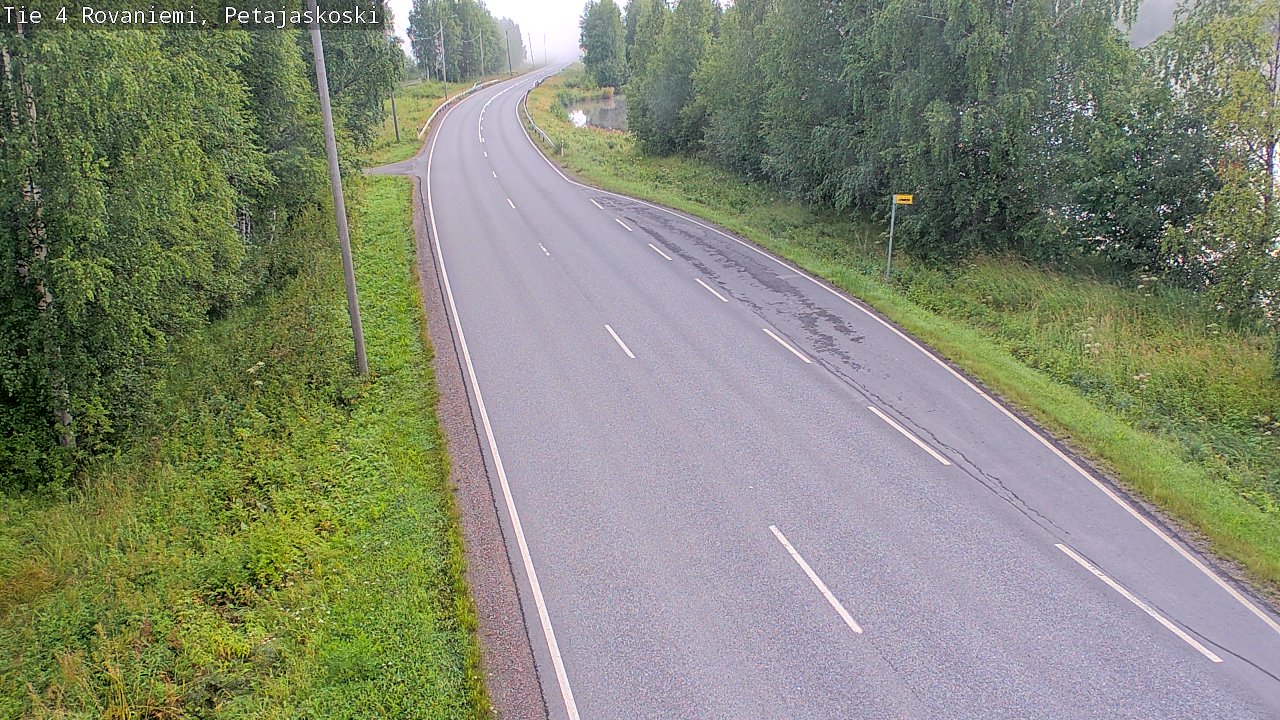 Weather Camera Image Road 4 Rovaniemi, Petäjäskoski, Rovaniemi, Lappi